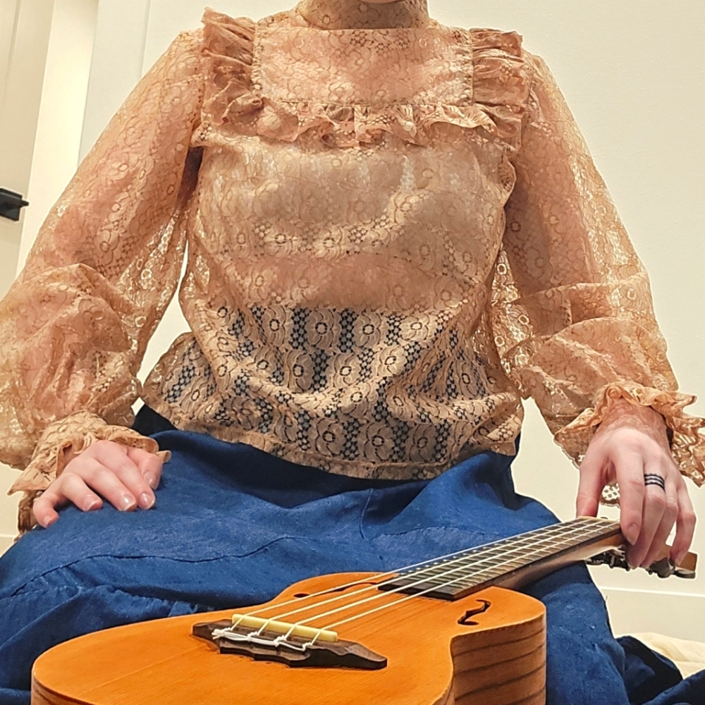 70s Prairie Blouse